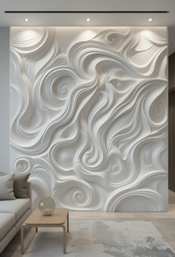 3d parametric wall art from foam modern futuristic diy cropped (1)